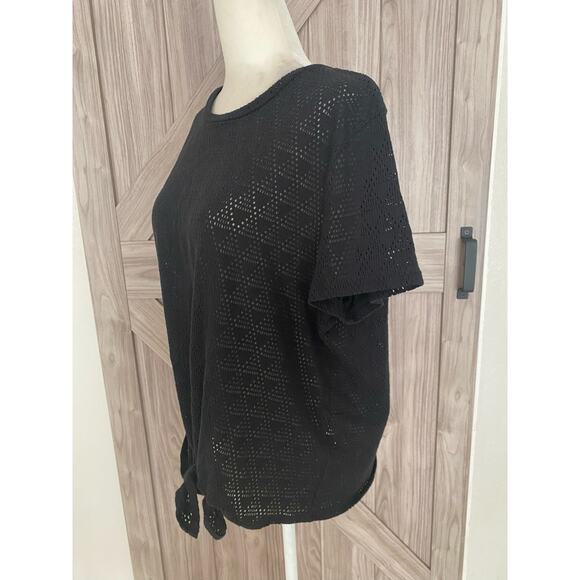 Madewell Texture & Thread XL short sleeve eyelet top - Picture 5 of 8